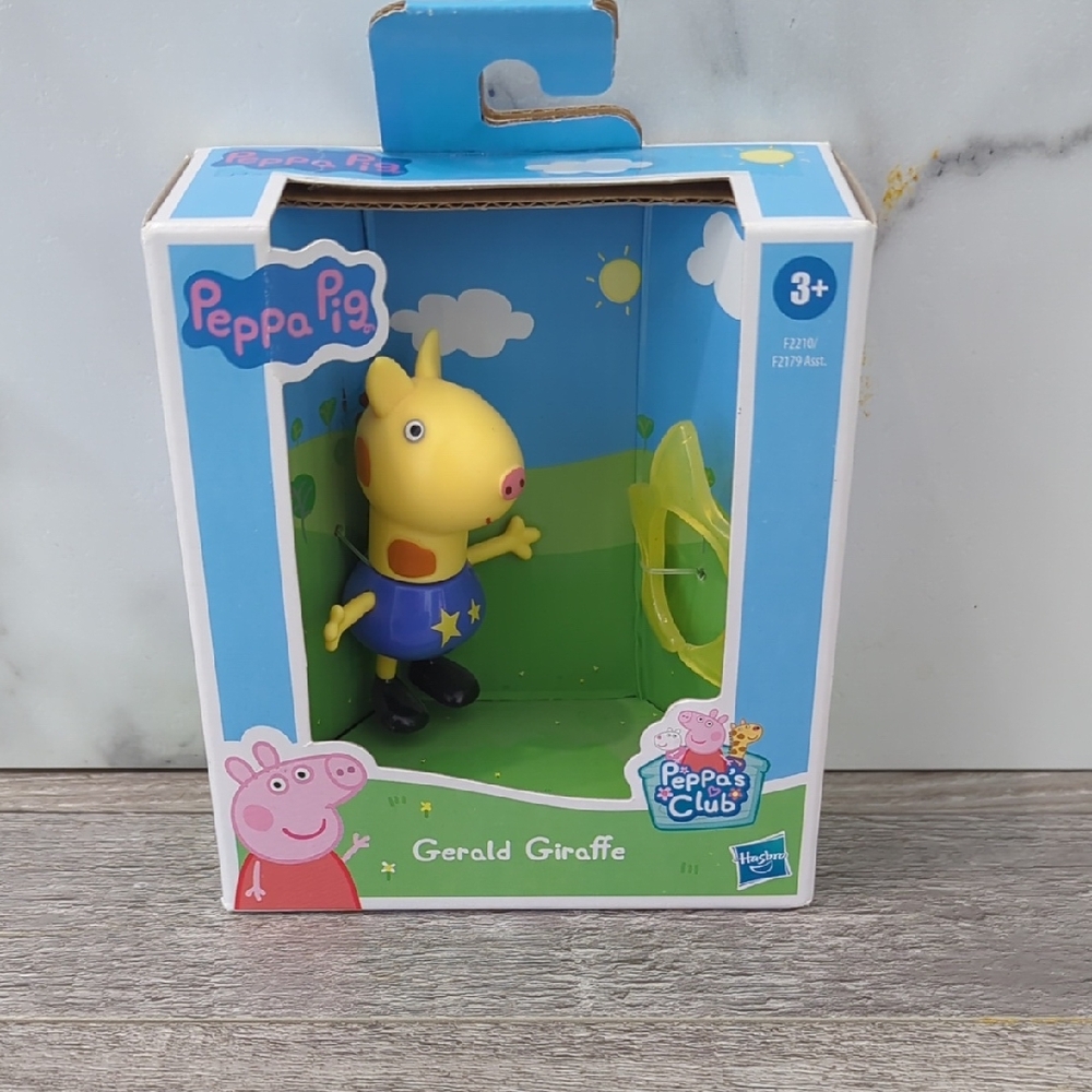 Peppa Pig Gerald Giraffe Figure - Yellow and Blue